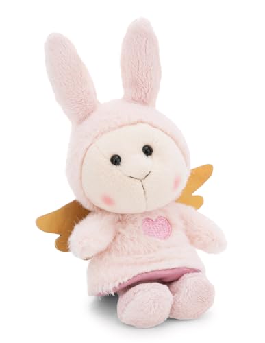 Kuscheltier Schutzengel Hase 12cm in Geschenkbox 12x6 5x9 5cm Pink