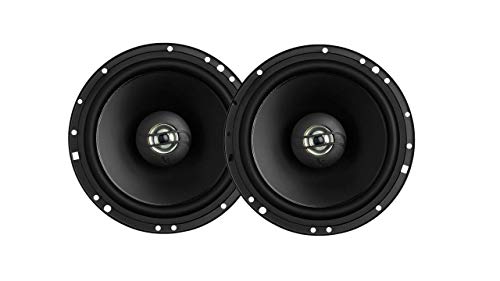 Infinity Car Coaxial Speaker | Alpha 6520F | Peak Power - 320W | RMS Power - 40W | Wired 6.5 Inch 2-Way Coaxial Speaker (Black)