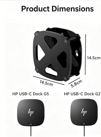 XinGeeek Dock Station Mount for HP USB-C Dock G5/USB-C/A Universal Dock G2 - 5
