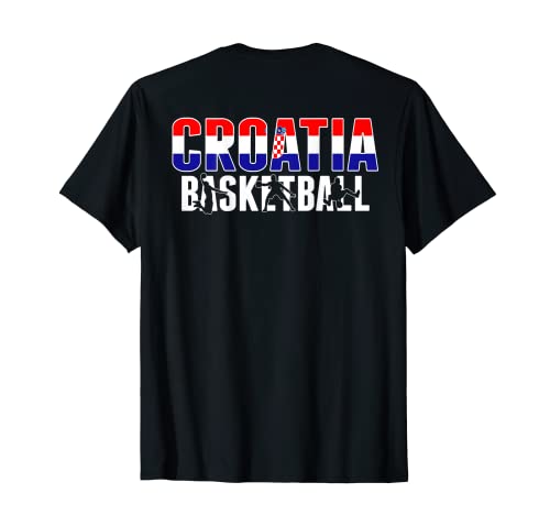 Croacia Basketball Fans Jersey - Bandera Croata Amantes del deporte Camiseta