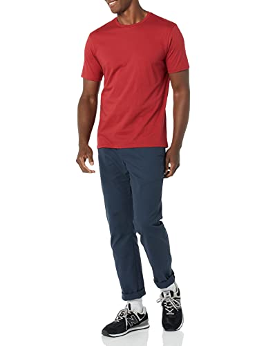 Image of Amazon Essentials Men's Slim-Fit Crewneck Short Sleeve Cotton T-Shirts