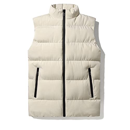 Chaleco acolchado para mujer que protege del viento con cuello alto flexible 1