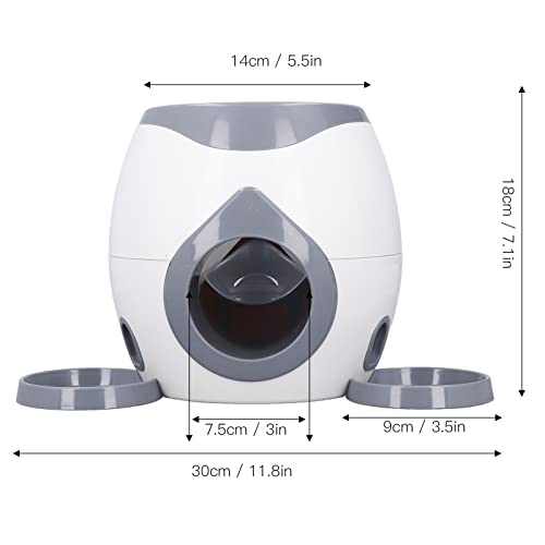 PenRux Hundeballwerfer, Nicht-elektrisch Automatischer Ballwerfer aus Kunststoff für Hunde, Interessante Interaktive Hunde-Tennisballmaschine mit 2 Tennisplätzen für das Hundetraining