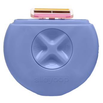 Alleyoop Portable Travel Razors For Women - On-the-Go Mini Triple-Blade Razor & Shaver - Clean & Close Shave with Moisturizing Bar & Refillable Spray Bottle - Gentle for All Skin Types (Dusty Pink)