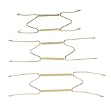 Options de taille multiple: Disponibles en 6, 8 et 10 pouces, ces cintres offrent une flexibilité pour afficher des plaques de différentes tailles.