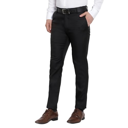Image of Men's Formal Trouser for Men | Regular Fit Office Wear Pant | Business Casual Trousers | Comfortable Formal Pants for Office, Work
