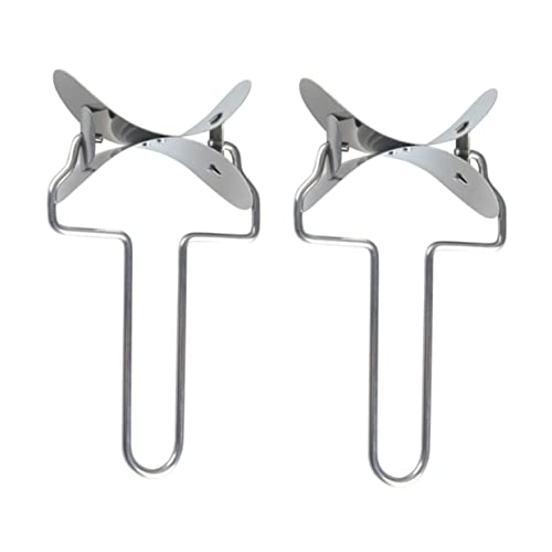 Happyyami 2Pcs Stainless Steel Dumpling Mold Crimped Design Tool for Sealed Dumplings and Pastries Essential Kitchen Utensils for Home Cooking