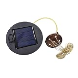 Solar Light Replacement Top - Solar Light Parts, Waterproof 3.34 Inch Lids, Durable Bulbs Panel, Outdoor Accessory Replacement Kit | Landscape Globe Flowers Patio for Garden Yard Backyard Lighting