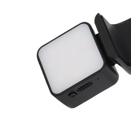 Luz de vídeo para cámara de acción GOWENIC compacta con brillo regulable 7