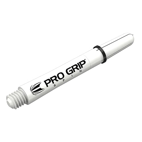 Target Darts Pro Grip Spin Shaft - Set of 3, White, Short - Image 2