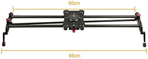 GOWE 80cm Carbon Fiber Portable Video Stabilizer DSLR Camera Following Shot Track Slider for DSLR Camera Camcorder DV Load 8Kg
