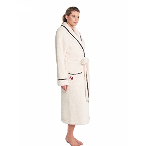 Barefoot Dreams Womens Classic Adult Minnie Mouse Bathrobe, Cream/Carbon, 1 Us #TOP1