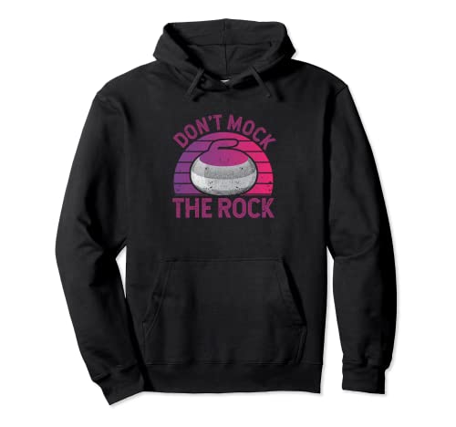 No te burlas de The Rock Funny Curling Player Team Stones Curler Sudadera con Capucha