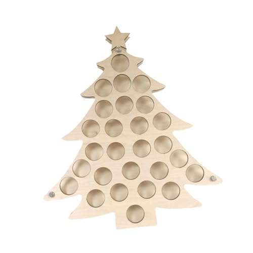 Golf Ball Display Case Holds 27 Balls, Christmas Tree Wall