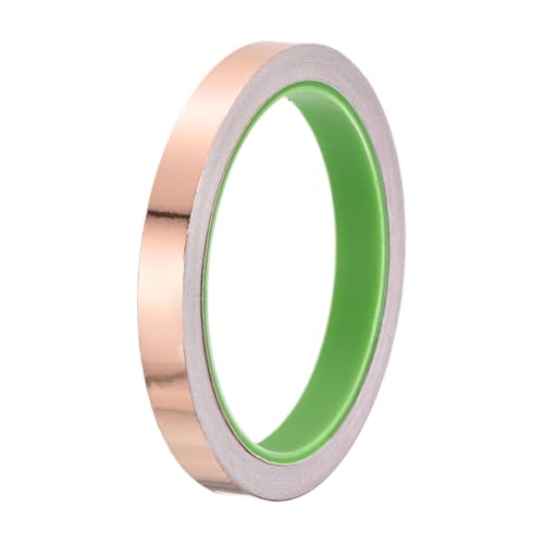 Image of PATIKIL Copper Foil Tape 0.47 Inch x 33 Feet 0.05mm Thick Double Sided Conductive Adhesive EMI Shielding for Electronics, Circuits, Grounding