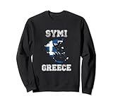 Symi Greece Vintage Retro Flag Souvenirs
