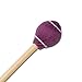 Vic Firth Corpsmaster Signature Series Marimba Mallets-M267-Ian Grom-Yarn-Medium Hard-White/Purple Mallets (M267)