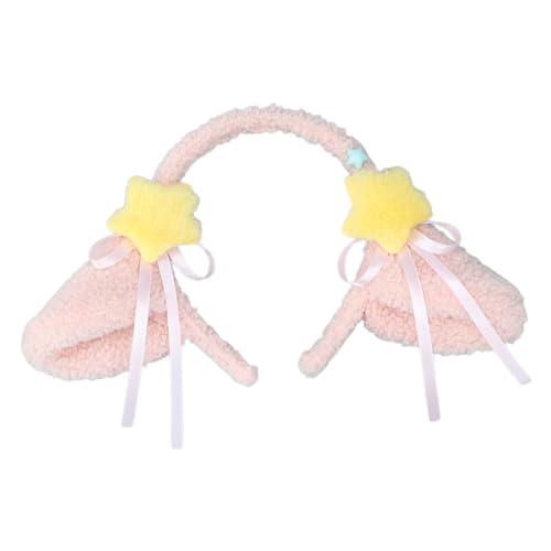 Plush Sheep Ears Headband Cosplay Costume Hairhoop Party Props Headpiece ComicCon Headdress Girl Animation Accessories Fashion Props Theme Party Headband