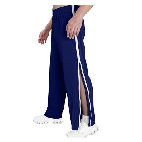 Pantalon tear away homme en bleu marine taille XXL avec zip