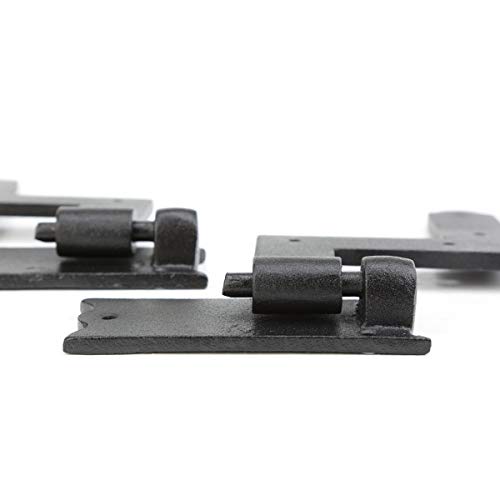 Renovators Supply Manufacturing Black Wrought Iron Shutter Lift Off