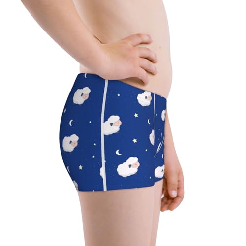Boys' Cotton Boxer Brief Soft Underwear-Moon Lamb2