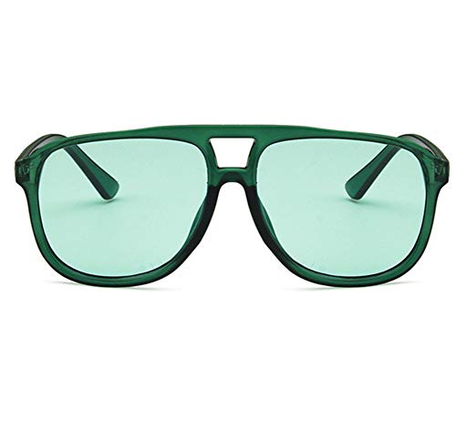 Image of Shiratori Candy Color Trendy Hip-Hop Sunglasses - Oversized Ocean Lens Shades for Men and Women