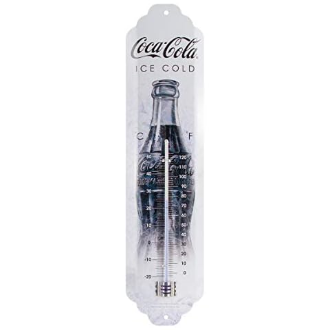 Termómetro analógico Coca Cola Ice White Cover