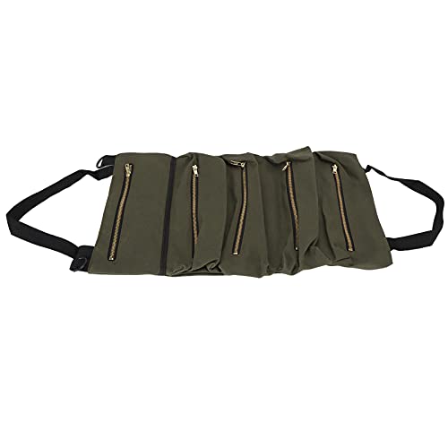 KTM Healthcare® Tool Roll Bag, Heavy Duty Hanging Tool Organizer Foldable Tool Organizer for Car for Wrench for Motorcycle for Car Camping Gear