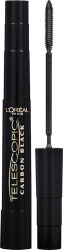 Image of L'Oreal Paris Makeup Telescopic Original Lengthening Mascara, Carbon Black, 0.27 Fl Oz (Pack of 1)