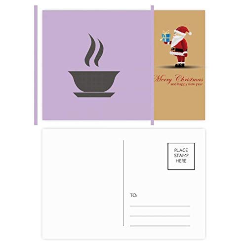 Cartes postales Thé chaud Père Noël : lot de 20 pour voeux d'hiver