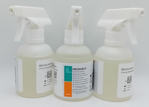 3 x Proshield Foam and Spray Cleanser – 235ml | Gentle & Effective Skin Cleanser for Hygiene and Protection