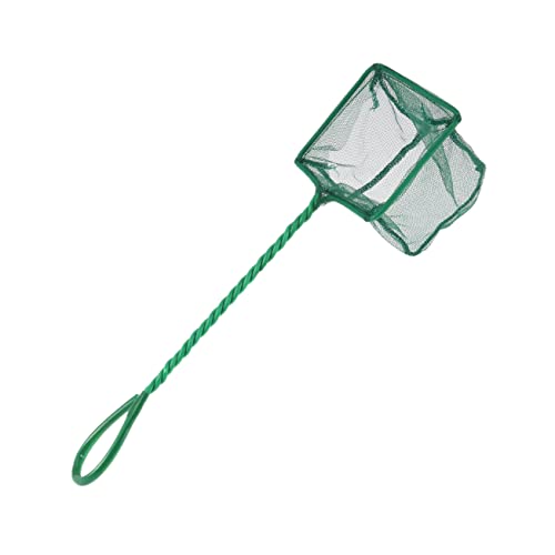 ibasenice 4 pièces Épuisette de Filet Crevettes Vert Durable pour Aquarium Bassin