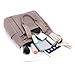 YANAIER Nylon Lightweight Handbag for Women Tote Purses Multi-pocket Shoulder Bag for Work Travel Aqua Blue