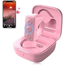 Remote Scrolling Ring for TikTok, Bluetooth Page Turner for iPad iPhone, Scroller Remote for TIK Tok, Camera Shutter Remote Control for iOS, Android - Pink