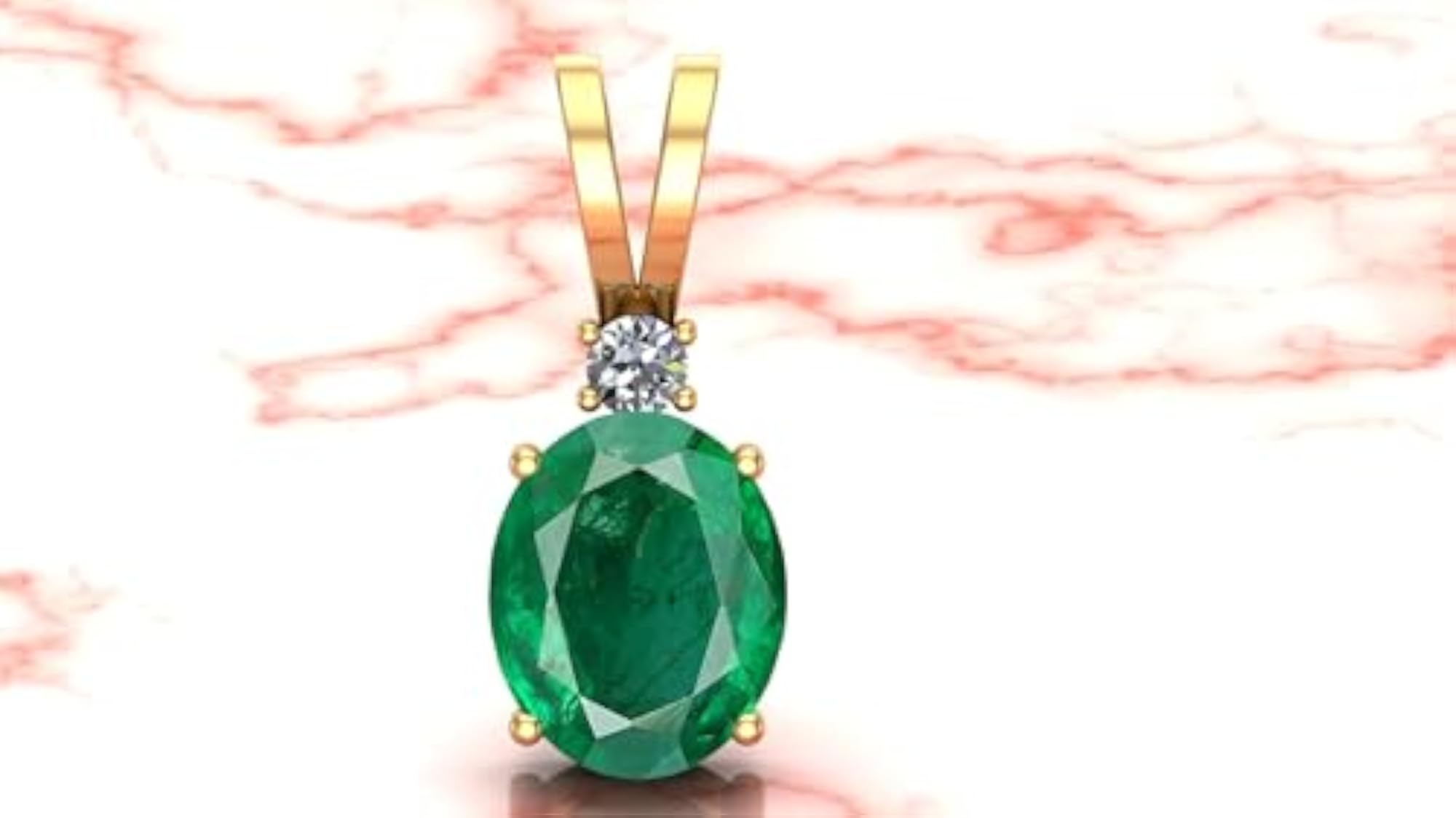 11.30 Carat Lab Certified Natural Emerald Gold Plated Pendant Locket