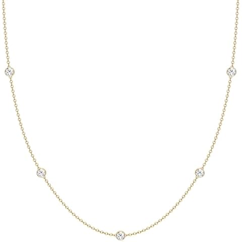 CASSIECA Adjustable Gold Necklace for Women Cover