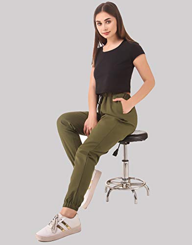 Image of Q-rious Women's Comfort Fit Cotton Blend Joggers