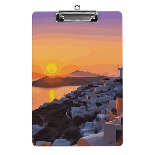 Porte-bloc design acrylique A4 de 31,8 x 21,6 cm rigide et durable