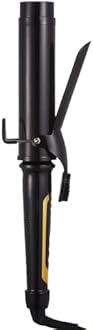 Lanvier 1 1/2 Inch Curling Iron 1.5" Barrel Curling for Medium & Long Hair with Soft and Relax Curls, Up to 450°F Worldwide Voltage (100-240V) Hair Curler for Traveling, Hair Waving Style Tool – Black