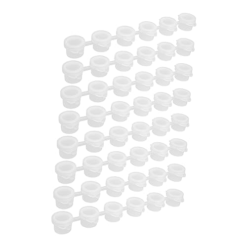 HAPINARY Painting Cups Set of 40 Sealable Paint Pots Lids Watercolor Paint Containers for Boys and Girls Artists