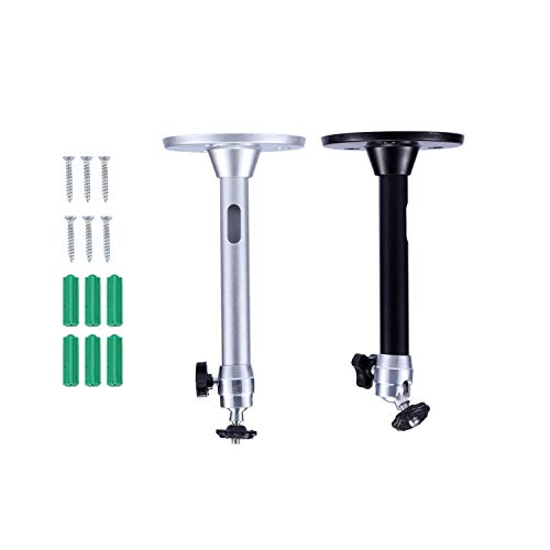 Dviocnd Security Camera Bracket, Universal Ceiling Mount for Projector, CCTV DVR Camera, Monitor, Projector Wall Mount with The Capacity Up to 5KG