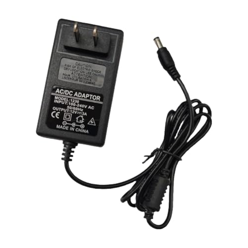 Adaptateur secteur 12V 3A avec câble de 1,5m pour alimentation électrique de bureau