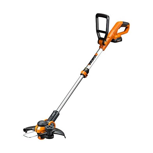 WORX WG162 20V Power Share 12" Cordless String Trimmer & Lawn Edger (Battery & Charger Included)