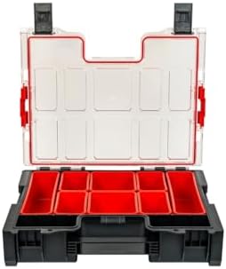 Bild 4 - Kreher XL Werkzeugtrolley, Werkstattkoffer Set, Werkstattwagen Set ausQ-Brick Serie mit viel Zubehör! B x T x H in cm: 53 x 38 x 98 cm ! Der Mobile Alleskönner - Privat & Gewerbe (Set 15)