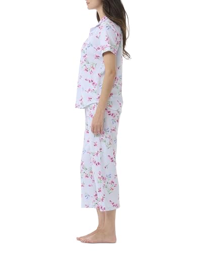 Image of Karen Neuburger Women's Short Sleeve Girlfriend Capri Pajama Set