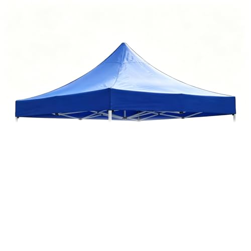 Techo de Repuesto, Solo Toldo de Recambio, Tela Oxford, Cubierta Superior de Carpa para Cenadores, Lonas para Techos, Excepto la Estructura(Blue,2.5mx2.5m)