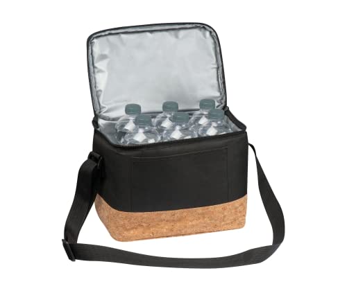 sin4sey - Sac isotherme avec fond en liège - 6 bouteilles de 0,5 l Cover