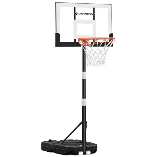 HEROPRO Basketball Hoop Outdoor Adjustable, Shatterproof