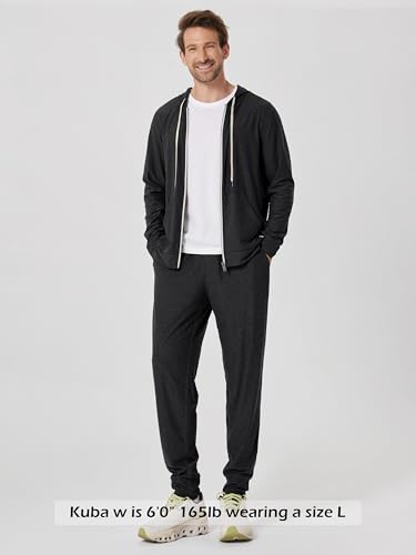 Image of ODODOS Men's Performance Joggers - Ultra Soft odSTRATUM Tech Sweatpants with Adjustable Waist and Secure Pockets