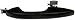 Dorman 81482 Rear Driver Side Exterior Door Handle Compatible with Select Honda Models, Smooth Black